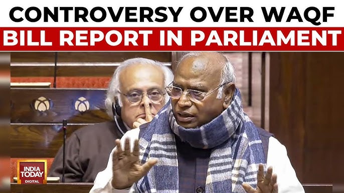 Waqf Bill Controversy: Censored Dissent Notes Ignite Parliamentary Clash