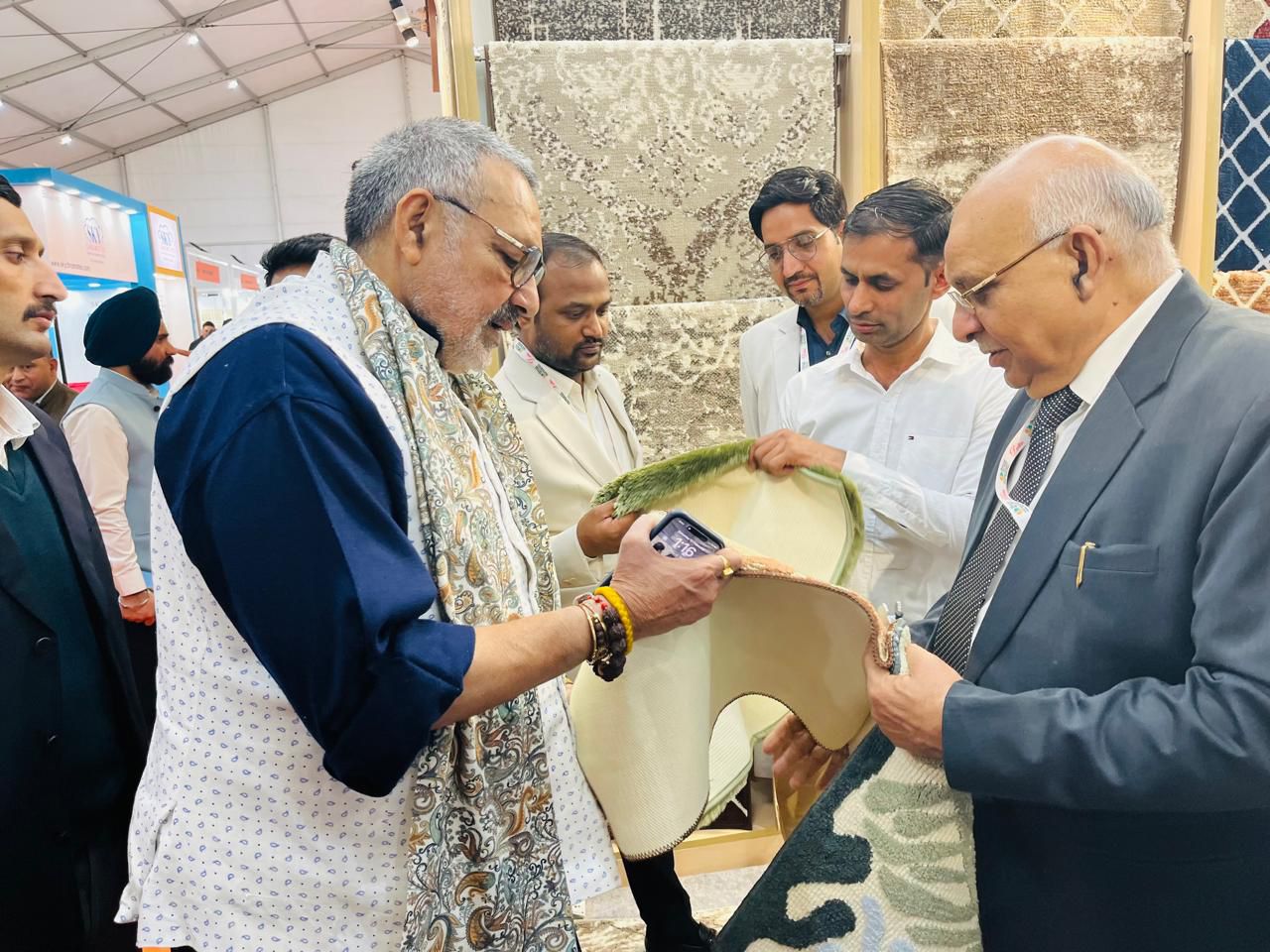 CEPC Showcases Indian Handmade Carpets at Bharat Tex 2025