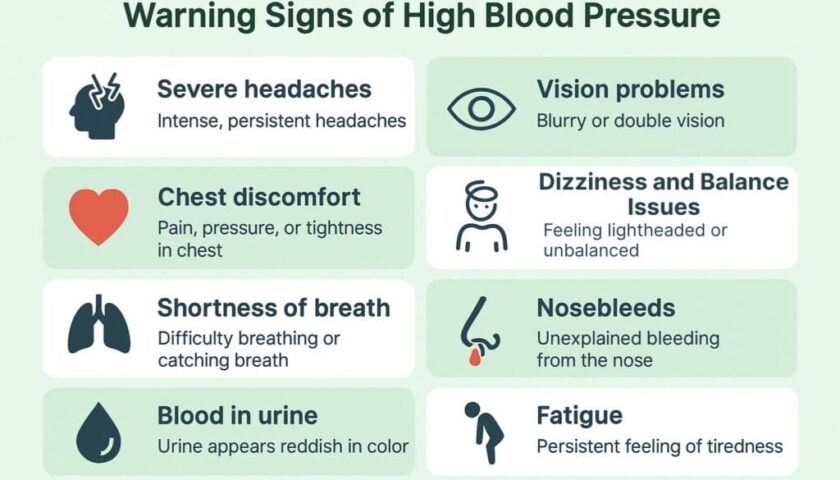 Hypertension Early Symptoms: 6 Warning Signs You Should Not Ignore