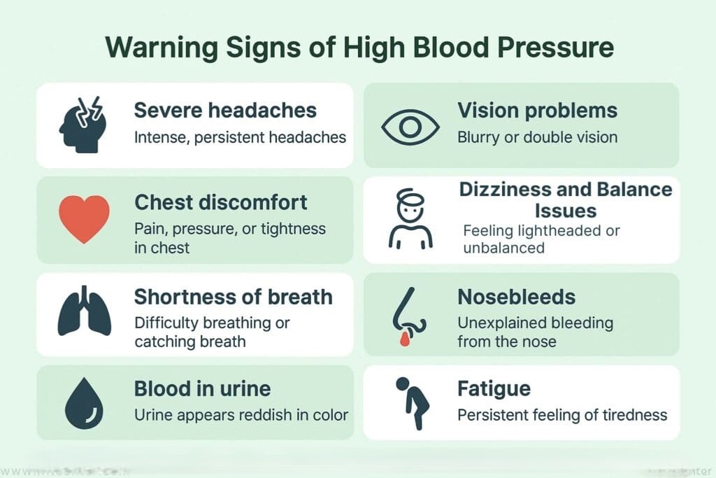 Hypertension Early Symptoms: 6 Warning Signs You Should Not Ignore