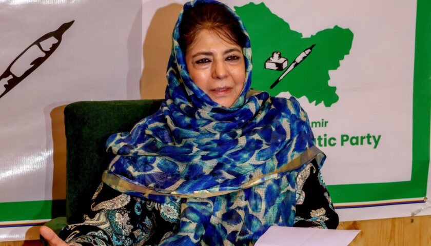 Mehbooba Mufti Slams ‘Communalisation’ of Urdu in Jammu and Kashmir Recruitment Row