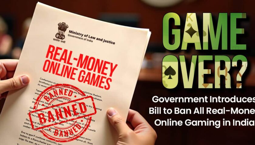 Online Gaming Bill 2025: Ban on Real-Money Games, Heavy Penalties & Warrant-less Searches