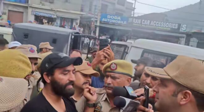 Doda Erupts: AAP MLA Mehraj Malik Arrested Under PSA Sparks Protests Across Jammu & Kashmir