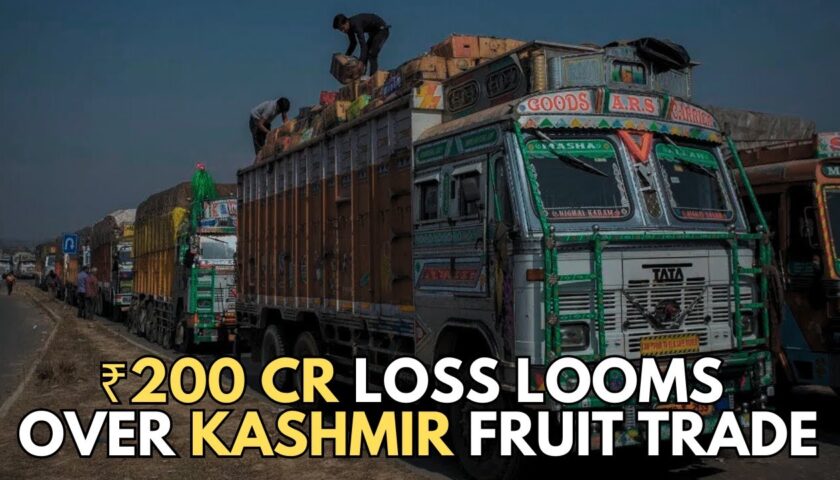 Highway Closure Pushes Kashmir’s Fruit Growers to the Brink: Losses Cross ₹200 Crore