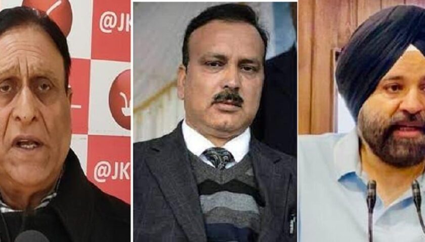National Conference Announces Rajya Sabha Candidates: Ramzan, Kichloo & Oberoi to Represent J&K in Upper House