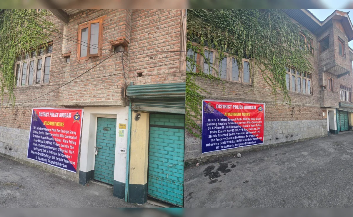 J&K Police Attaches Tehreek-e-Hurriyat Headquarters: A Landmark Move Under UAPA