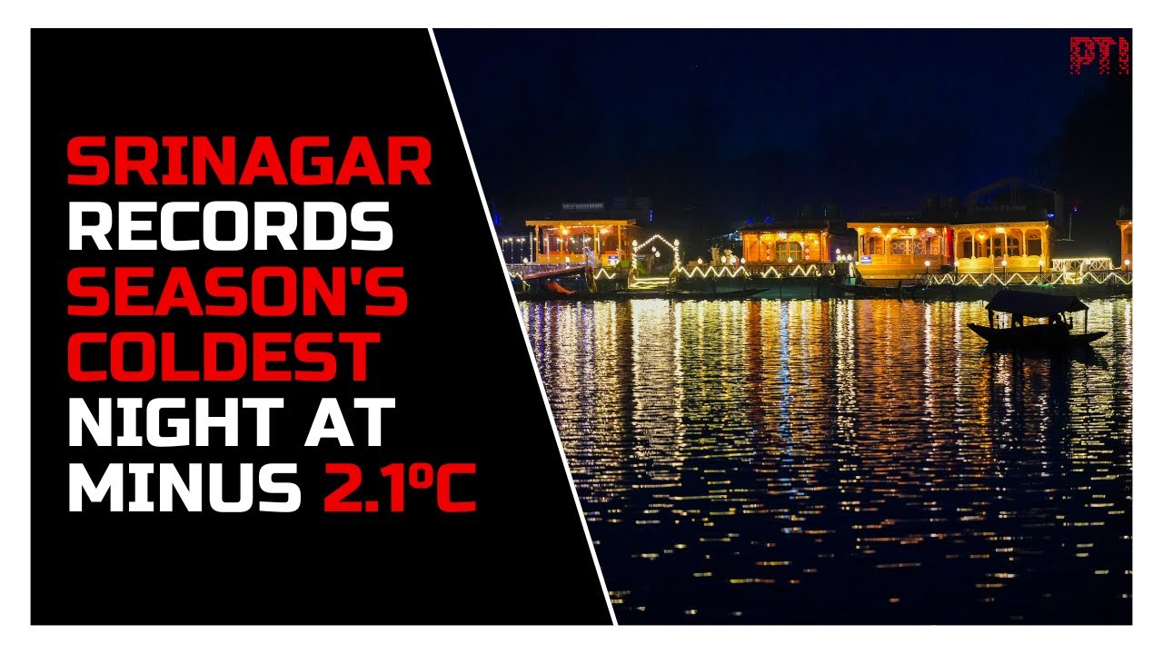 At Minus 2.1°C, Srinagar Records Coldest Night of the Season — Valley Shivers as Frost Tightens Its Grip