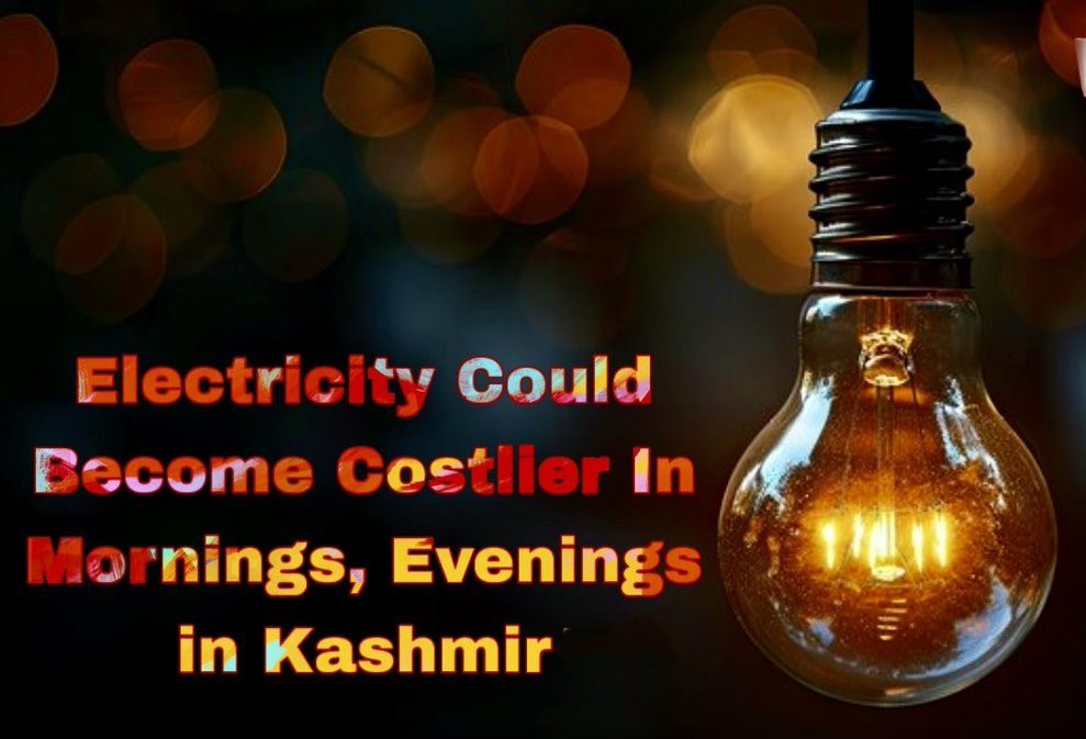 Electricity Could Become Costlier in Mornings & Evenings in Kashmir Valley: KPDCL Proposes 20% Surcharge on Peak-Hours Consumption