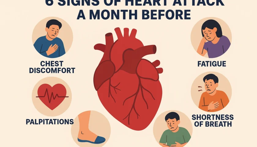 One Month Before a Heart Attack: 7 Warning Signs Your Body Gives — Especially the 6th