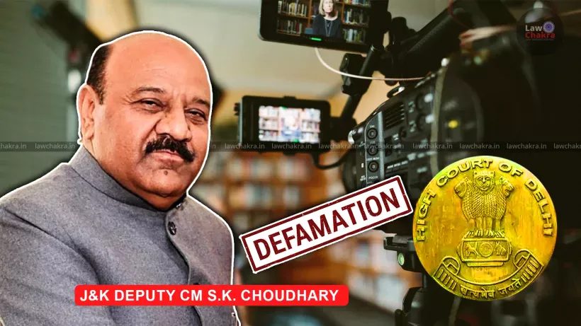 Delhi High Court Orders Removal of Objectionable Social Media Content Against J&K Deputy CM Surinder Kumar Choudhary