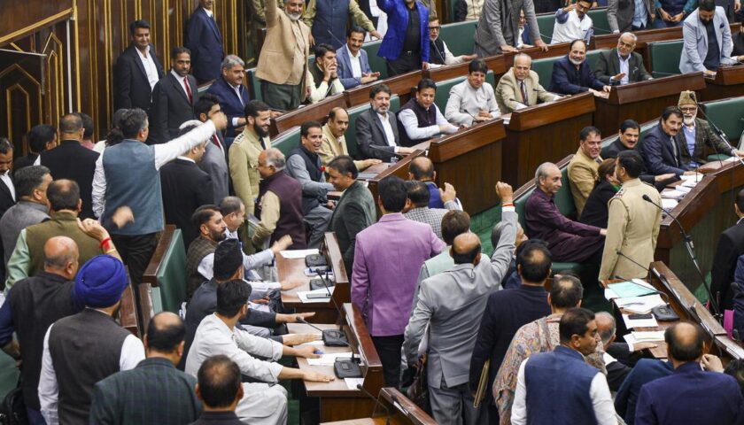 BJP MLA Encroachment Remark Sparks Uproar in J&K Assembly; Waheed Para Calls It “Divisive and Dangerous”