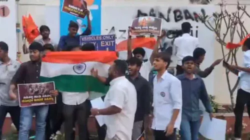 Azim Premji University Kashmir Row: ABVP Protest Turns Violent, 18 Detained