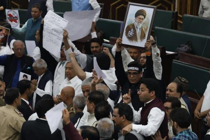 J&K Assembly Chaos Over Iran Crisis: NC vs BJP Clash Disrupts Budget Session