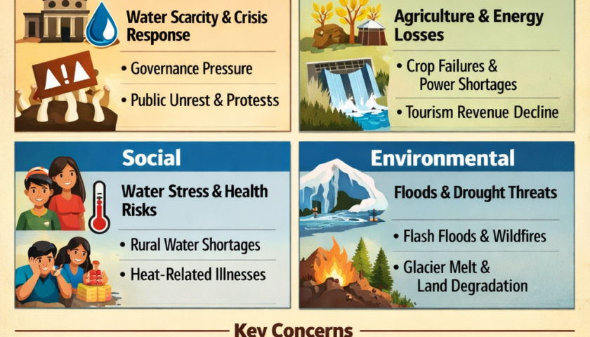 El Niño 2026 Threat Looms Over Kashmir Hotter Summer, Weaker Rains, and Rising Water Risks