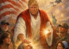 Donald Trump’s ‘Jesus-Like’ Image Sparks Backlash: Deleted Truth Social Post Triggers Religious Outrage & Political Debate
