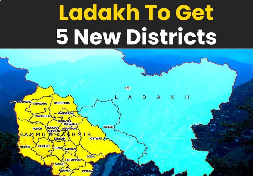 Ladakh Gets 5 New Districts Ahead of Amit Shah Visit: A Major Governance Reset in the Himalayas