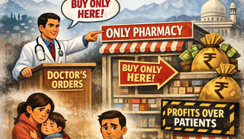 Prescription Monopoly in Srinagar When Healthcare Starts Dictating, Not Serving