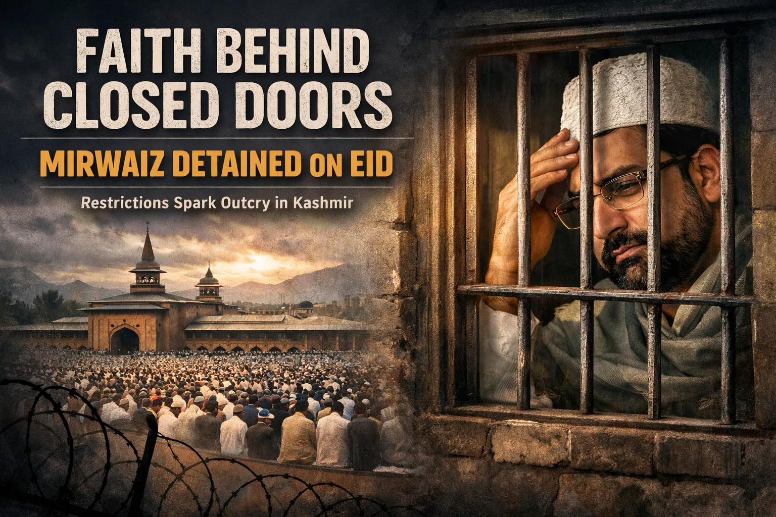 Mehbooba Mufti Condemns Mirwaiz House Arrest on Eid as Jamia Masjid Remains Shut for 8th Consecutive Year