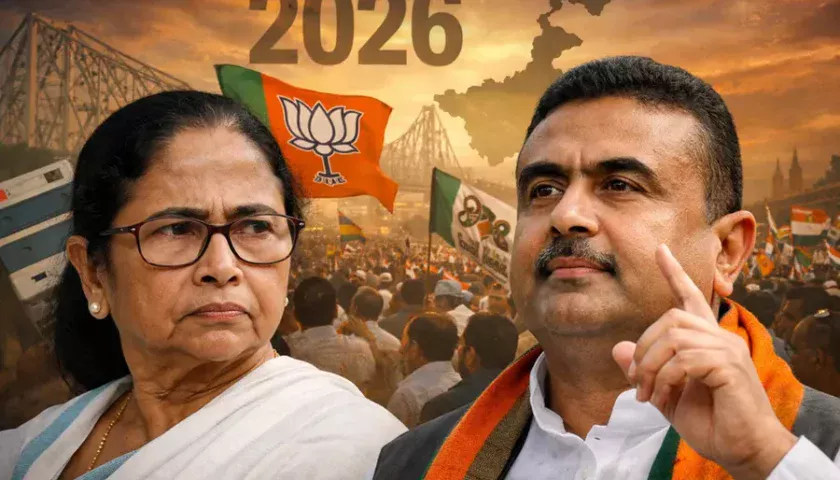 Suvendu Adhikari Defeats Mamata Banerjee in Bhabanipur | BJP Ends TMC Rule in Bengal 2026