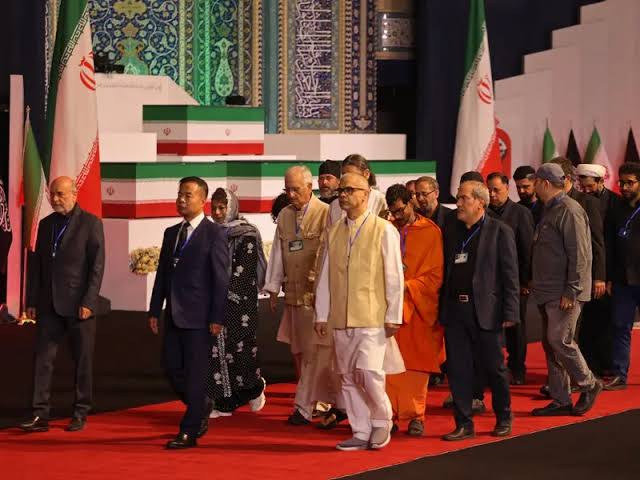 Mehbooba Mufti, Imran Ansari Join Indian Delegation at Ayatollah Ali Khamenei's Funeral in Tehran