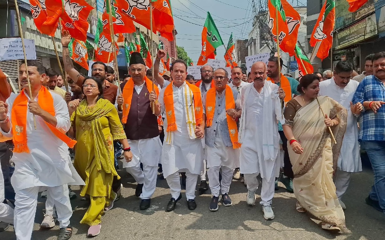 BJP Intensifies Anti-NC Agitation in J&K as Jammu Becomes Key Political Battleground