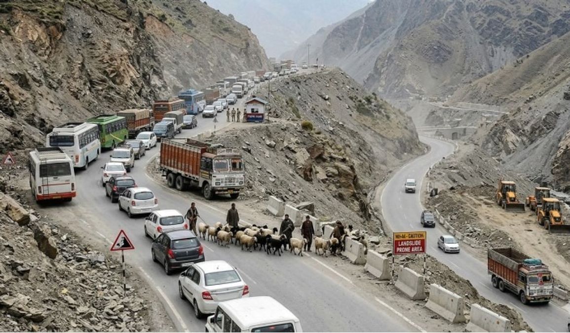 National Highway 44 Kashmir Disruptions Raise Apple Growers’ Fears as Harvest Season Approaches