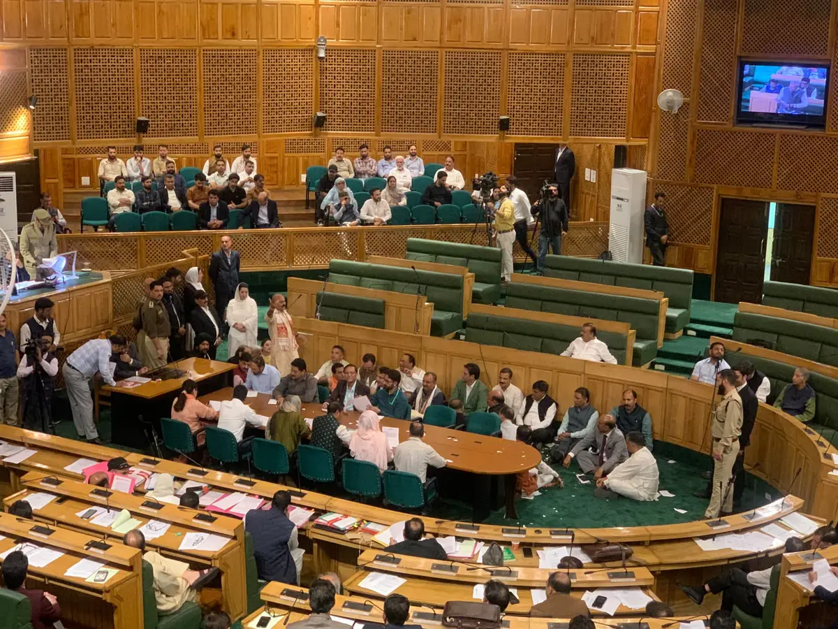 J&K Assembly Passes Omar Abdullah’s Statehood Resolution After BJP Walkout